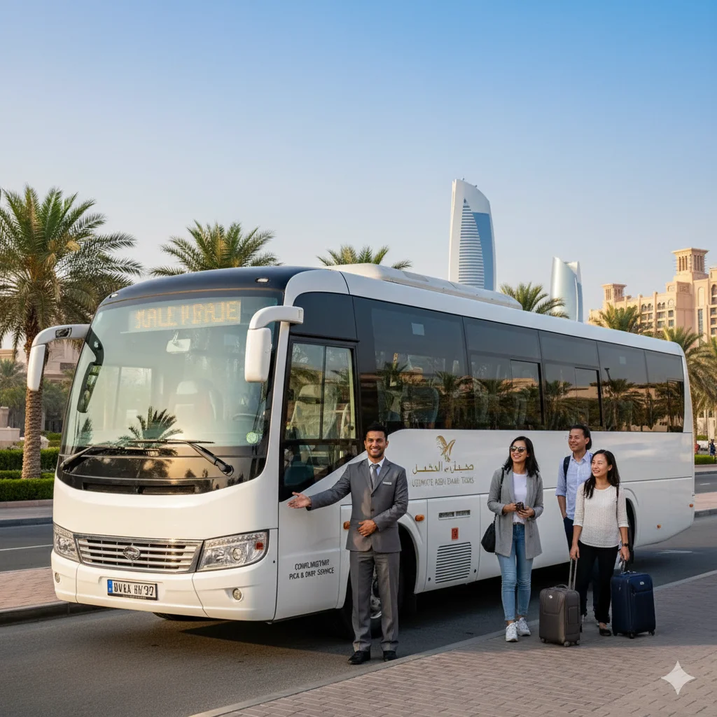 Premium Bus Rental Abu Dhabi 2026 Luxury Group Travel Solutions